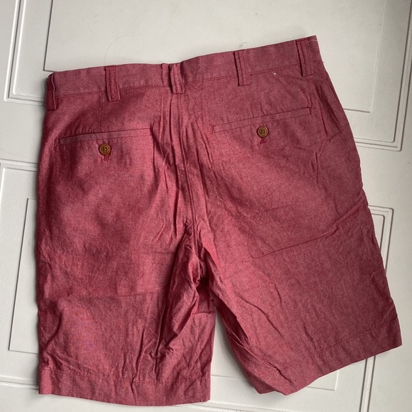 J. Crew 9" Gramercy Red Chambray Shorts 29 - Picture 7 of 7